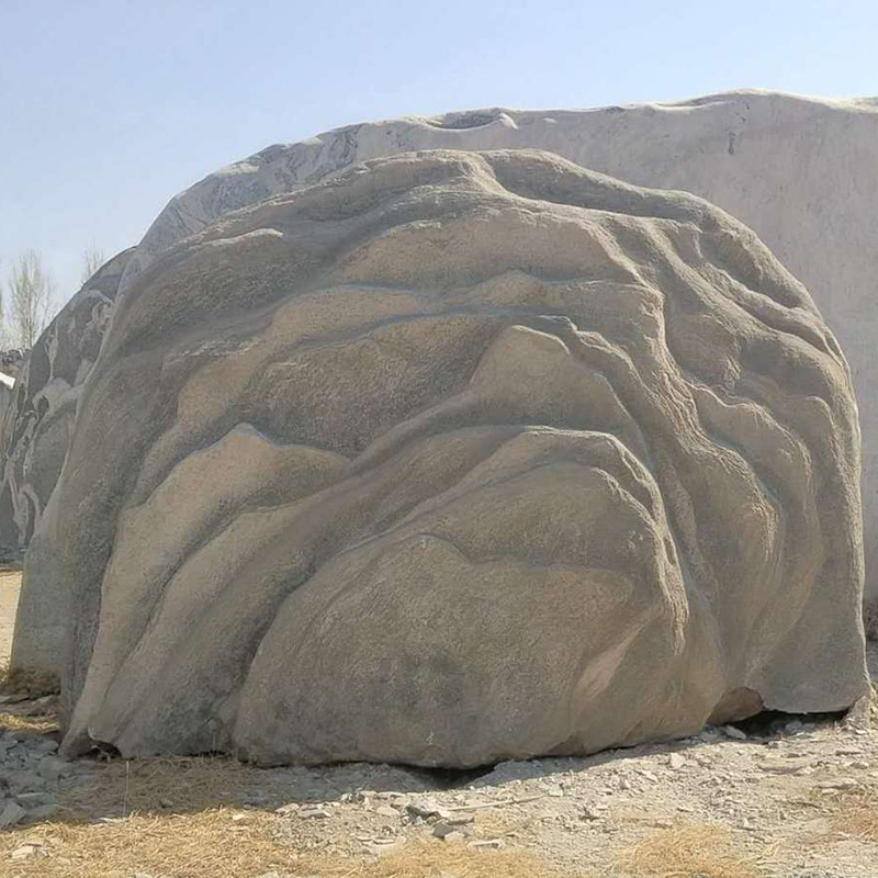 大型风景石 自然石造景的艺术魅力与空间应用